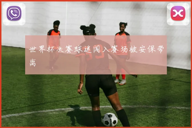 世界杯决赛球迷闯入赛场被安保带离